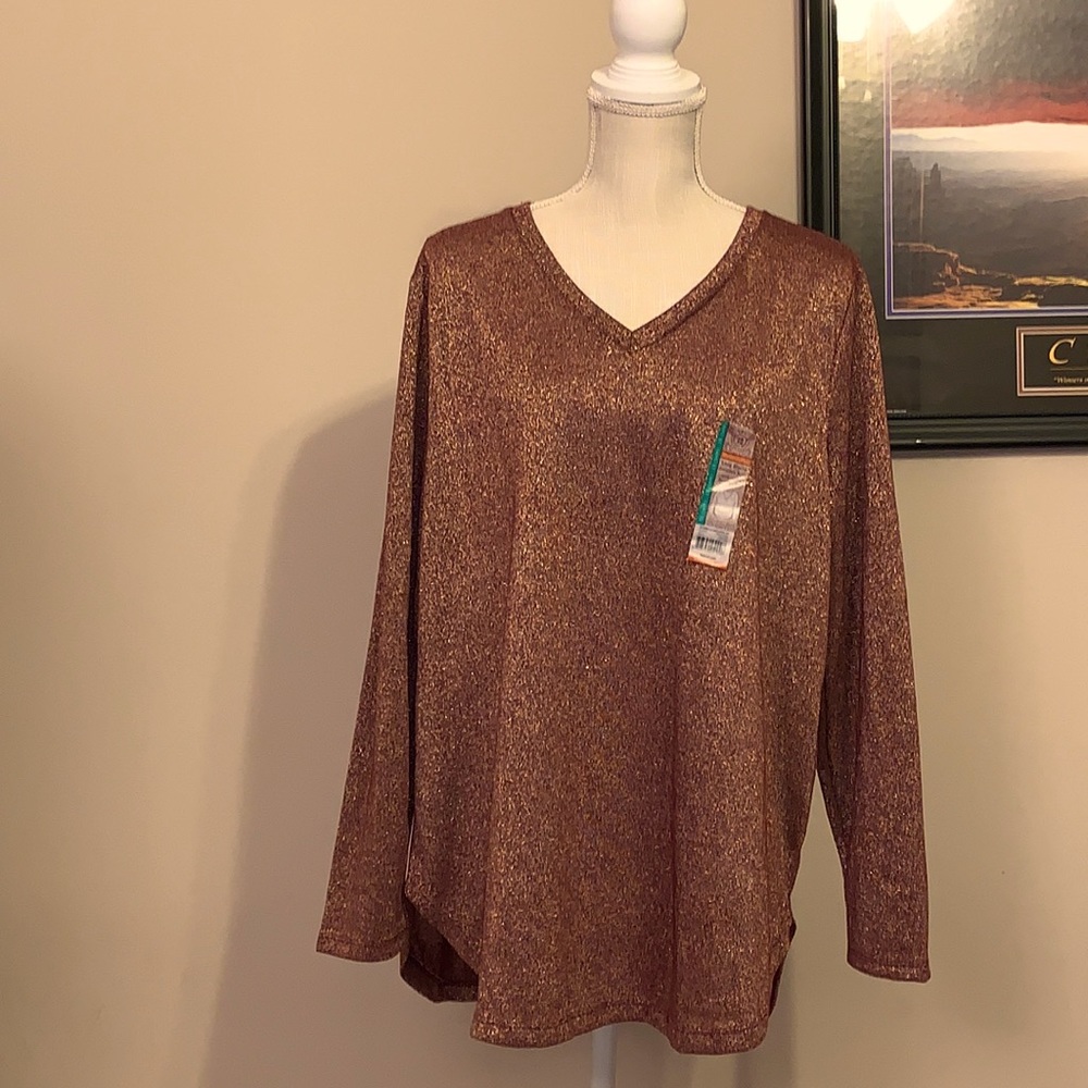 Faded Glory shimmering top